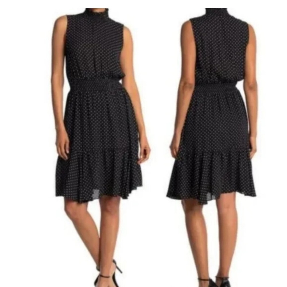 Nanette Nanette Lepore‎ Smocked
High Neck Polka Dot dress